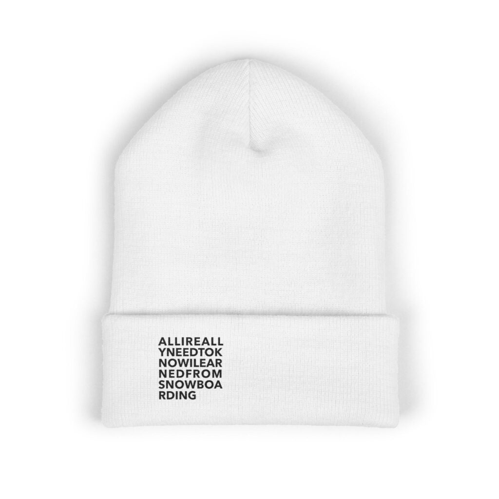 Black OG Logo Knit Beanie