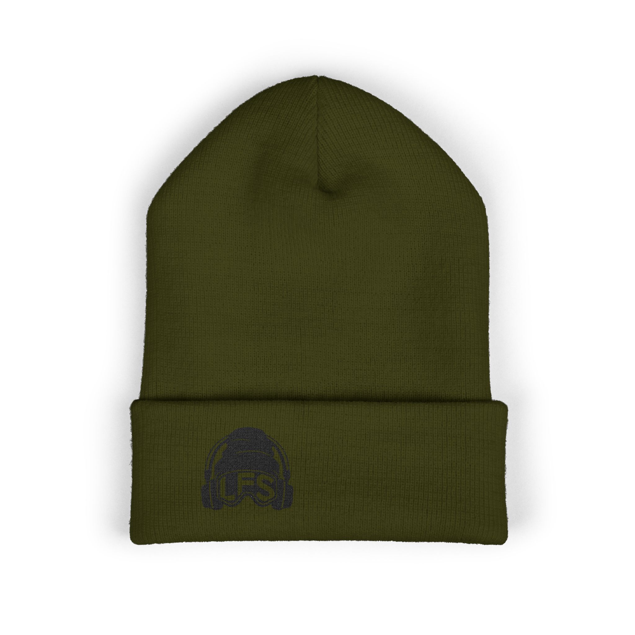 Black LFS Logo Knit Beanie - Image 9