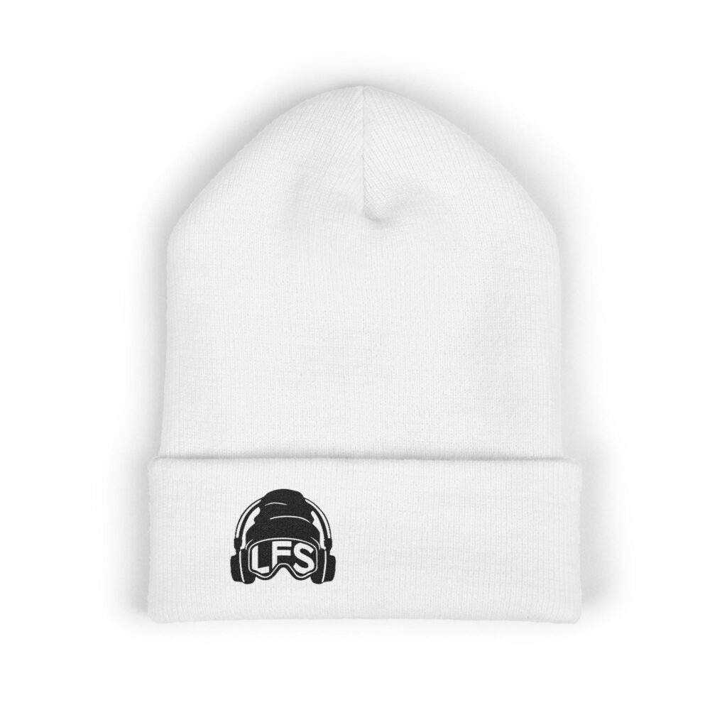 Black LFS Logo Knit Beanie